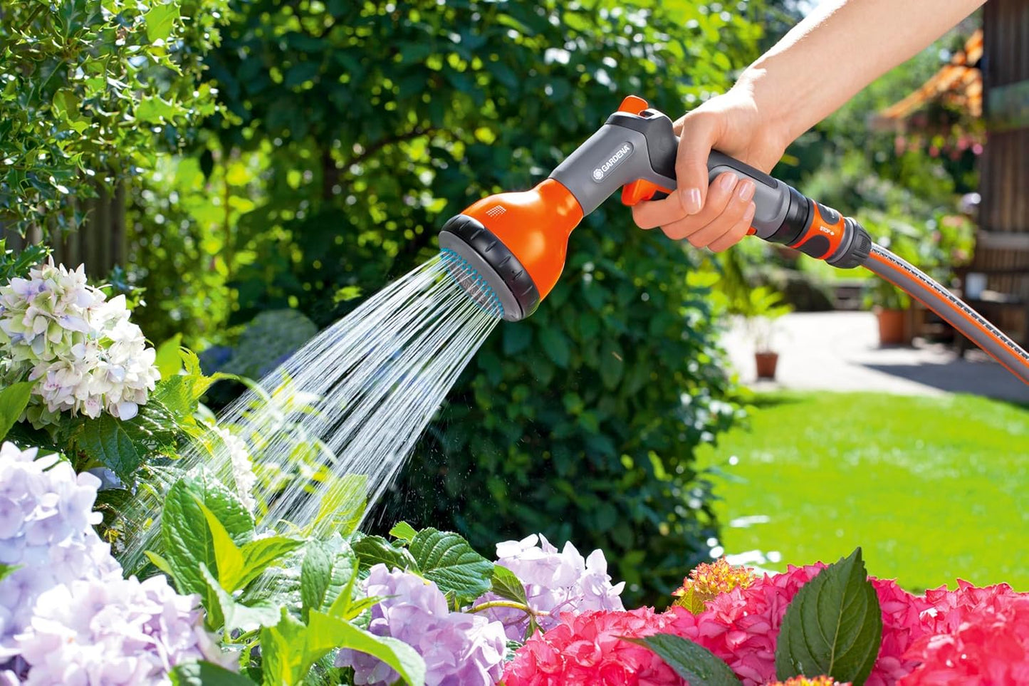 Gardena Classic Multibrause: Einhandbedienung (18313-20), Classic Multibraus(grau)