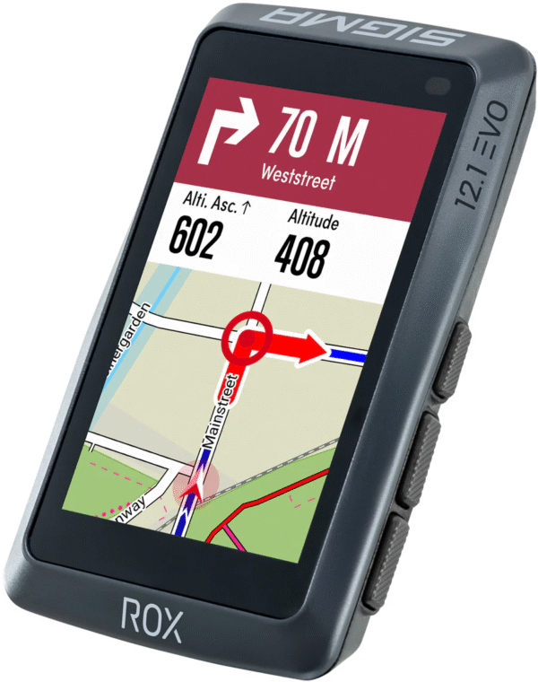 SIGMA ROX 12.1 EVO Basic Set Schwarz – GPS-Fahrradcomputer mit Karten & Navigation – Bild 5