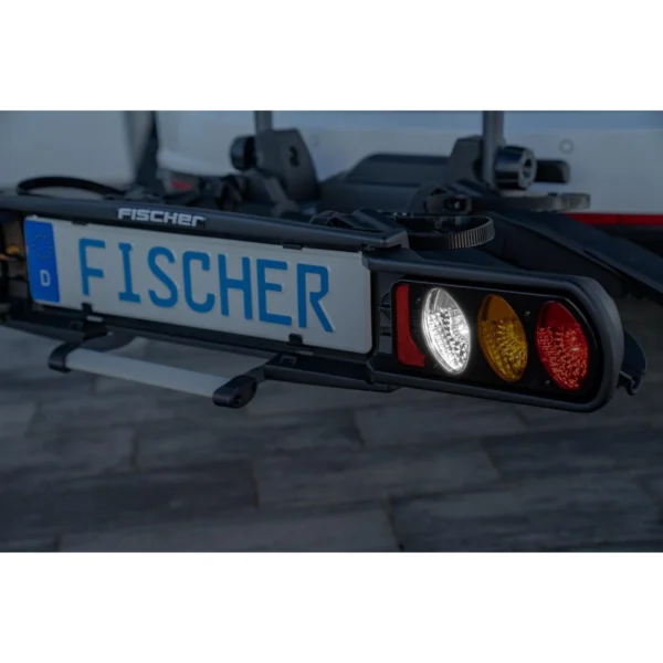 Fischer ProLine Evo Kupplungs-Fahrradträger 2 Räder – bis 60 kg, faltbar, abschließbar – Bild 9