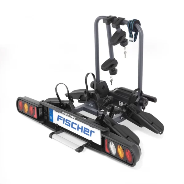 Fischer ProLine Evo Kupplungs-Fahrradträger 2 Räder – bis 60 kg, faltbar, abschließbar