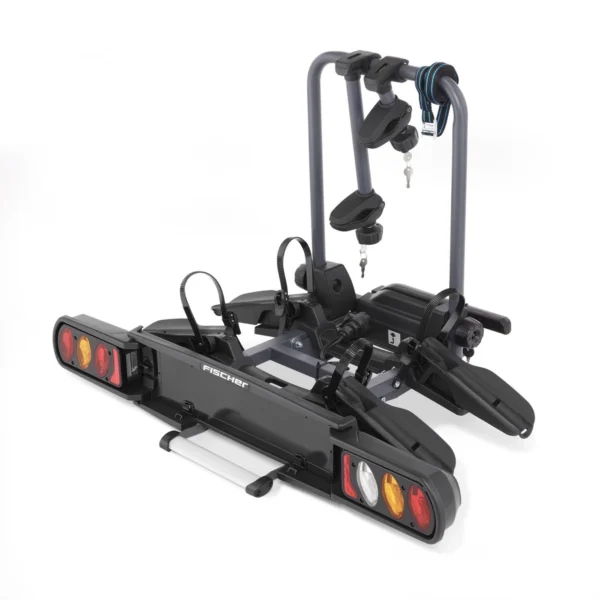 Fischer ProLine Evo Kupplungs-Fahrradträger 2 Räder – bis 60 kg, faltbar, abschließbar – Bild 5